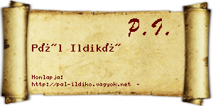 Pál Ildikó névjegykártya